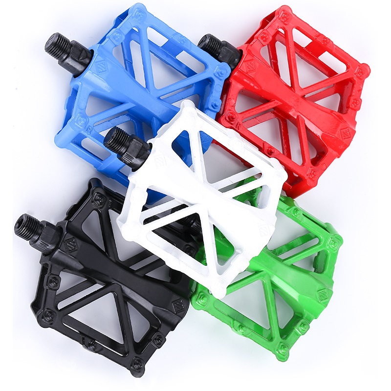 Pedal Platform Flat - 1 Pair Double Ball Bicycle Pedals