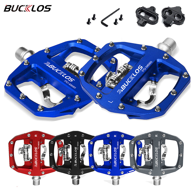 BUCKLOS Mtb Pedals for Bicycle - Pedal Platform Flat 评论和价格