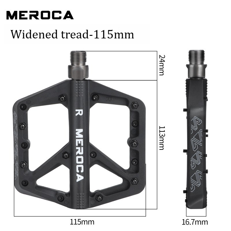 MEROCA Nylon Bicycle Flat Peda - Pedal Platform Flat 评论和价格