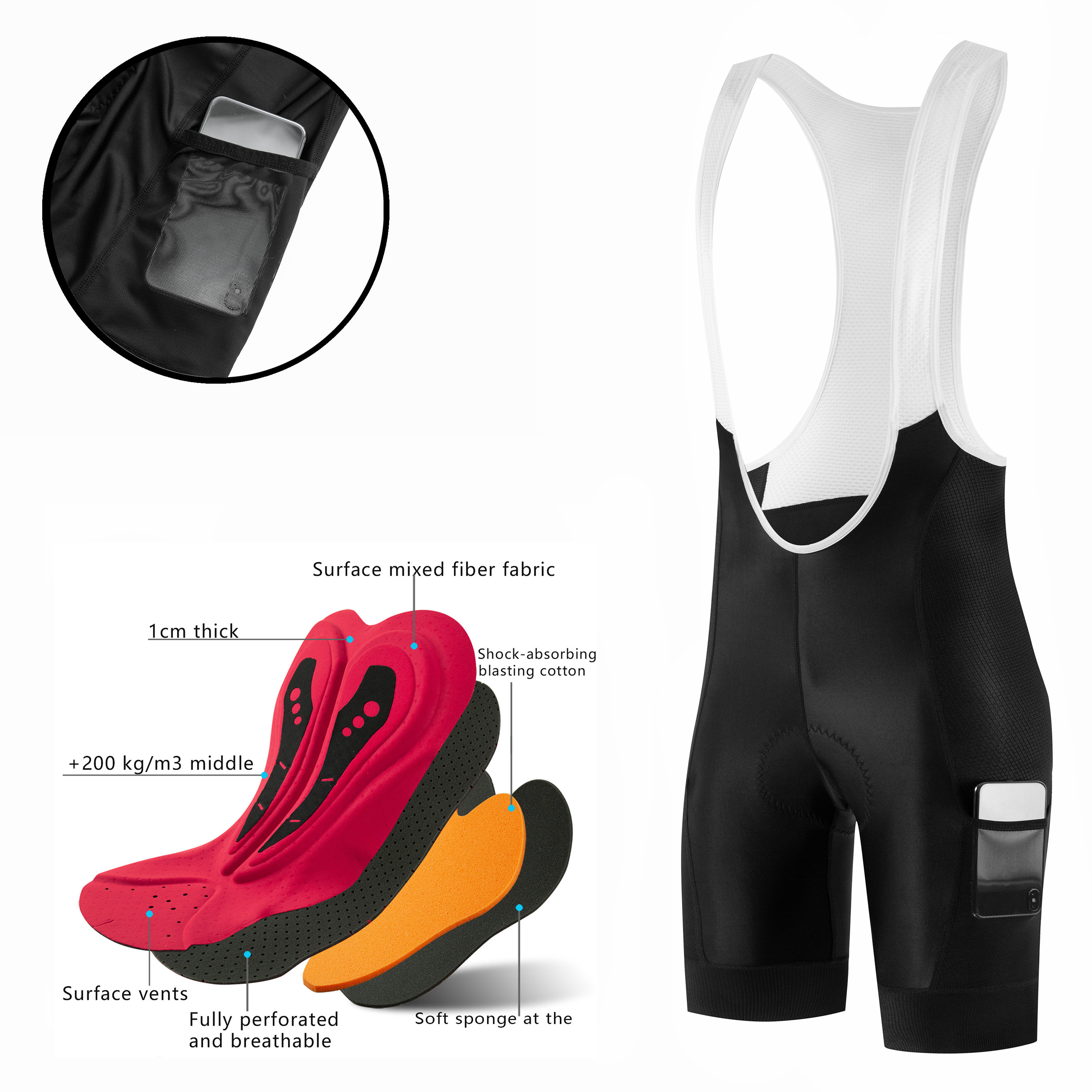 Fualrny Bicycle Bib Shorts Cyc - Mountain Biking Overalls 评论和价格