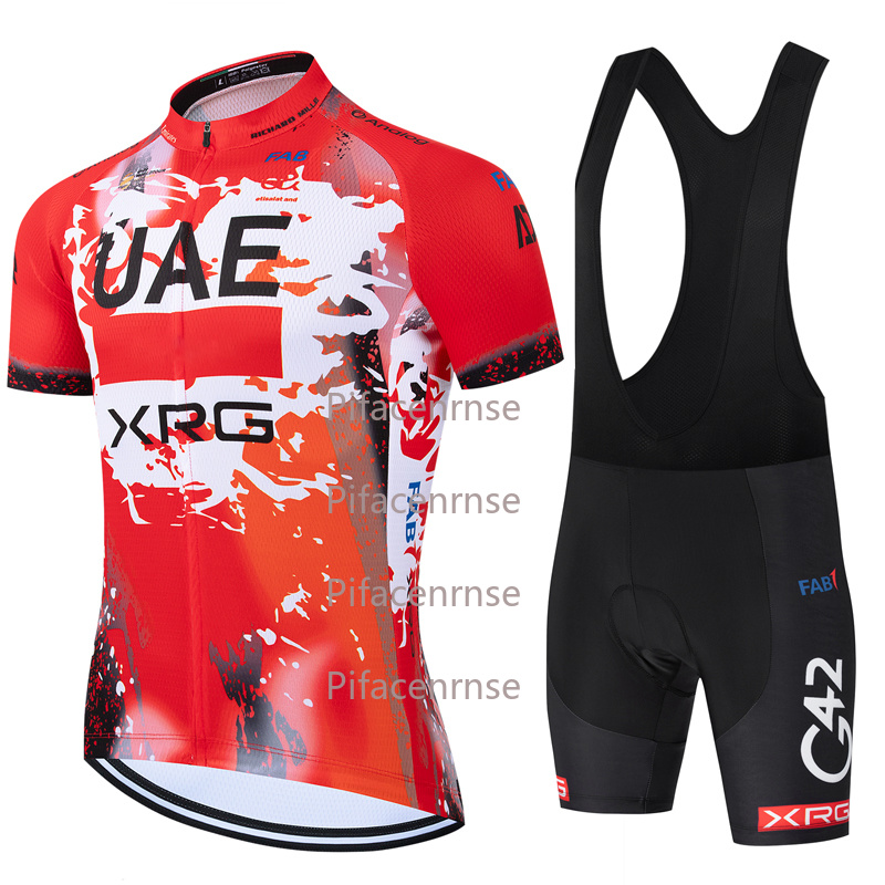 UAE Cycling Jersey Set Summer  - Mountain Biking Uae 评论和价格