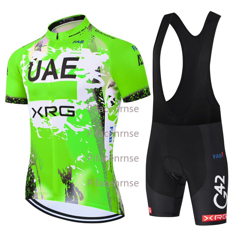 UAE Cycling Jersey Set Summer  - Mountain Biking Uae 评论和价格