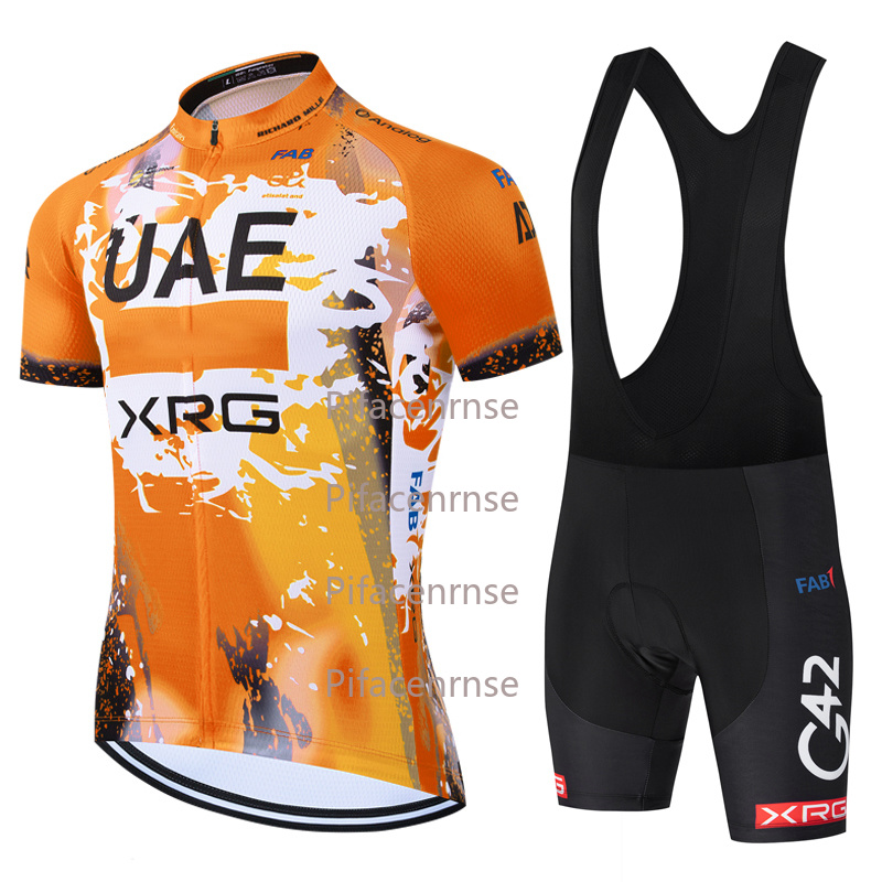 UAE Cycling Jersey Set Summer  - Mountain Biking Uae 评论和价格