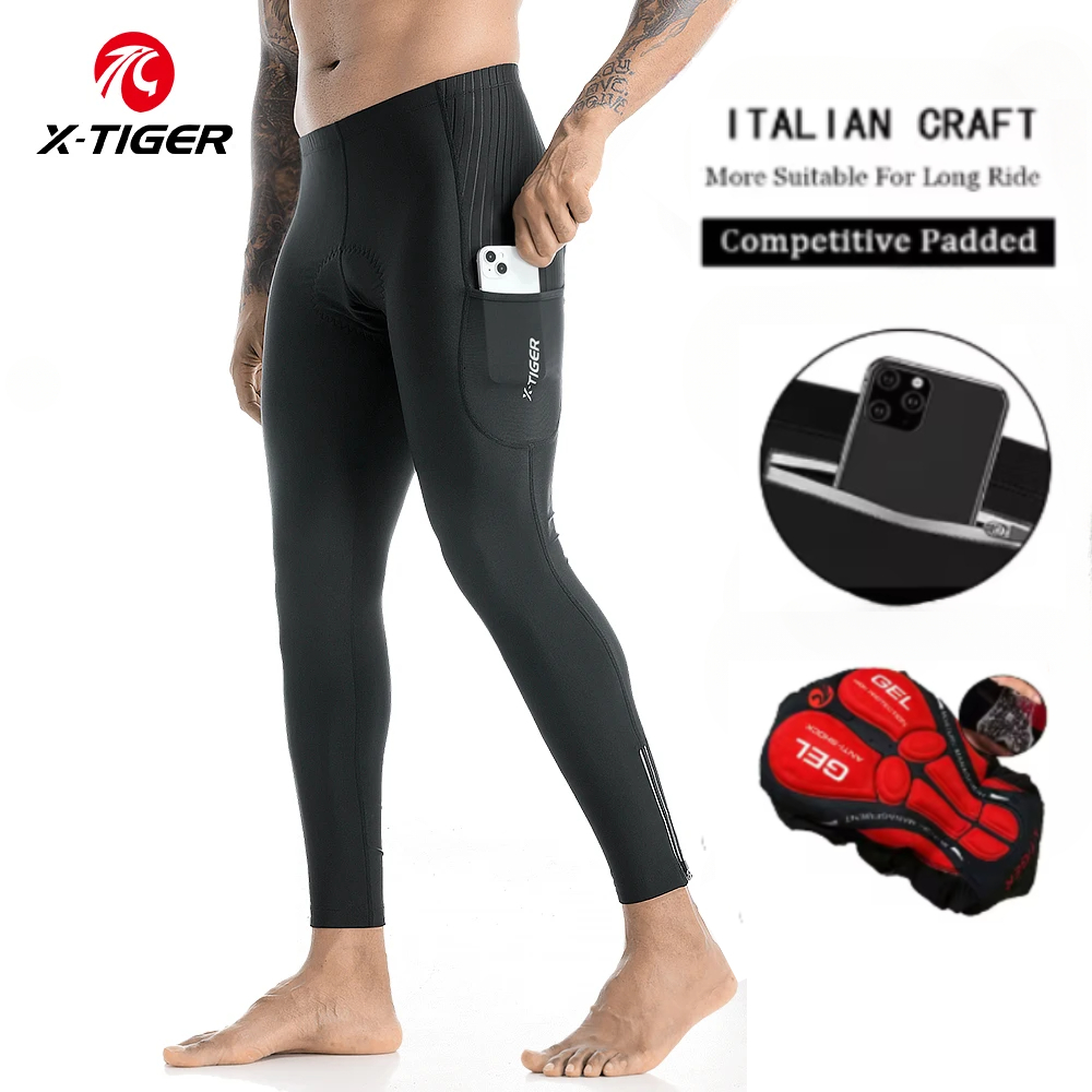 X-TIGER Men Cycling Long Pants - Mountain Biking Overalls 评论和价格