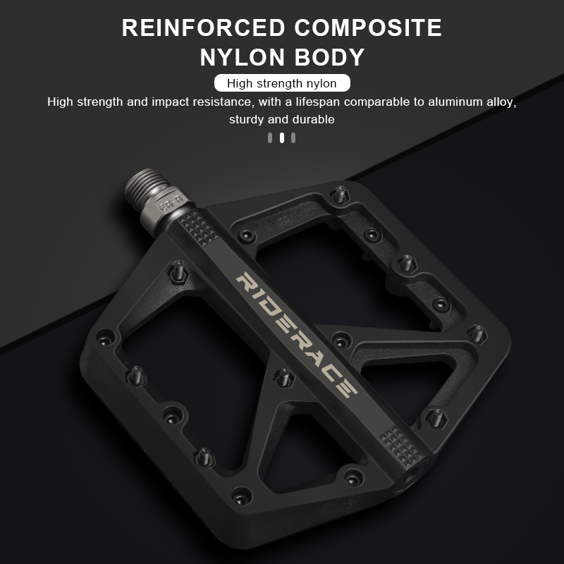 Ultralight Bicycle Pedals Nylo - Pedal Platform Flat 评论和价格