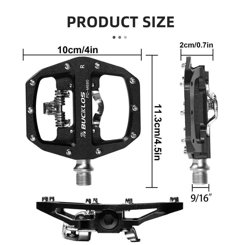 MTB Pedals for Bicycle Dual Fu - Pedal Platform Flat 评论和价格