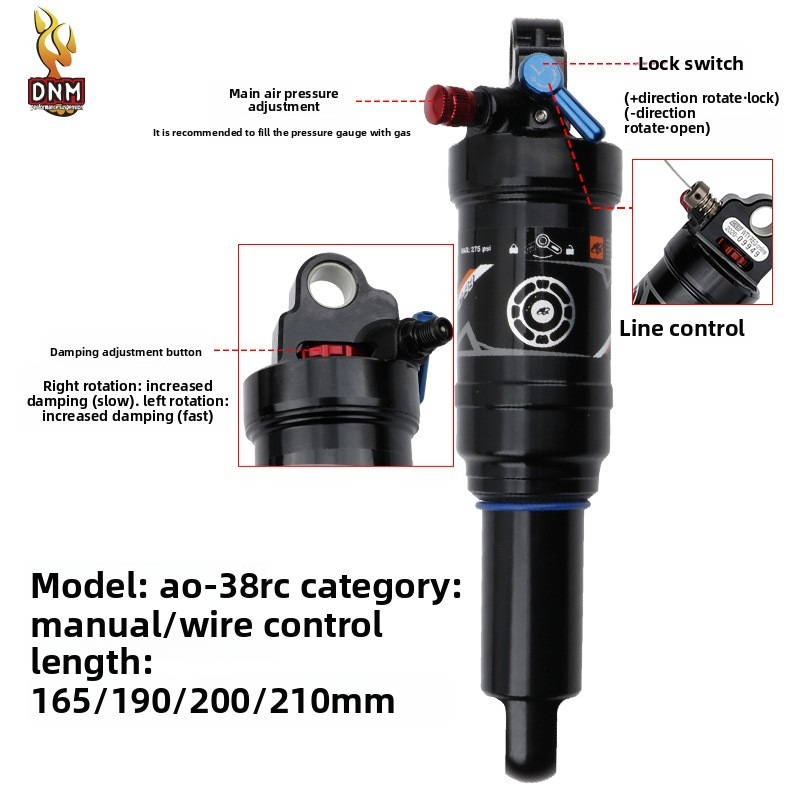 DNM AO-38RC Air Suspension Mou - Mountain Biking Overalls 评论和价格