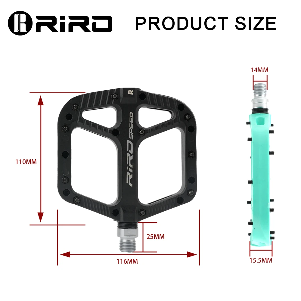 RIRO NL75 Bicycle Nylon Pedals - Pedal Platform Flat 评论和价格