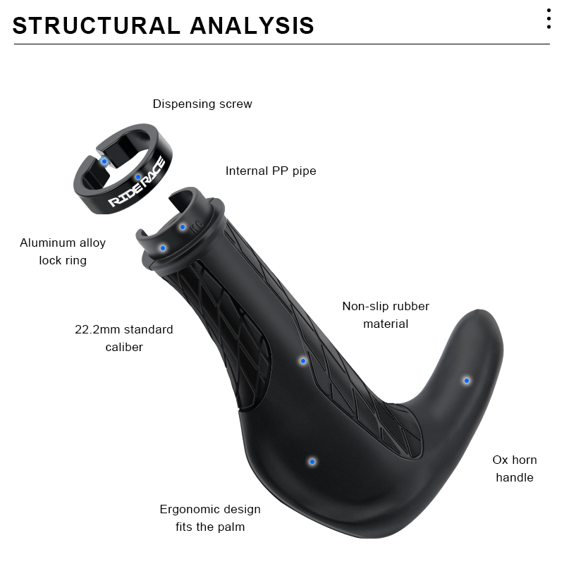 Bicycle Handlebar Grips Comfor - Mountain Biking Gloves 评论和价格