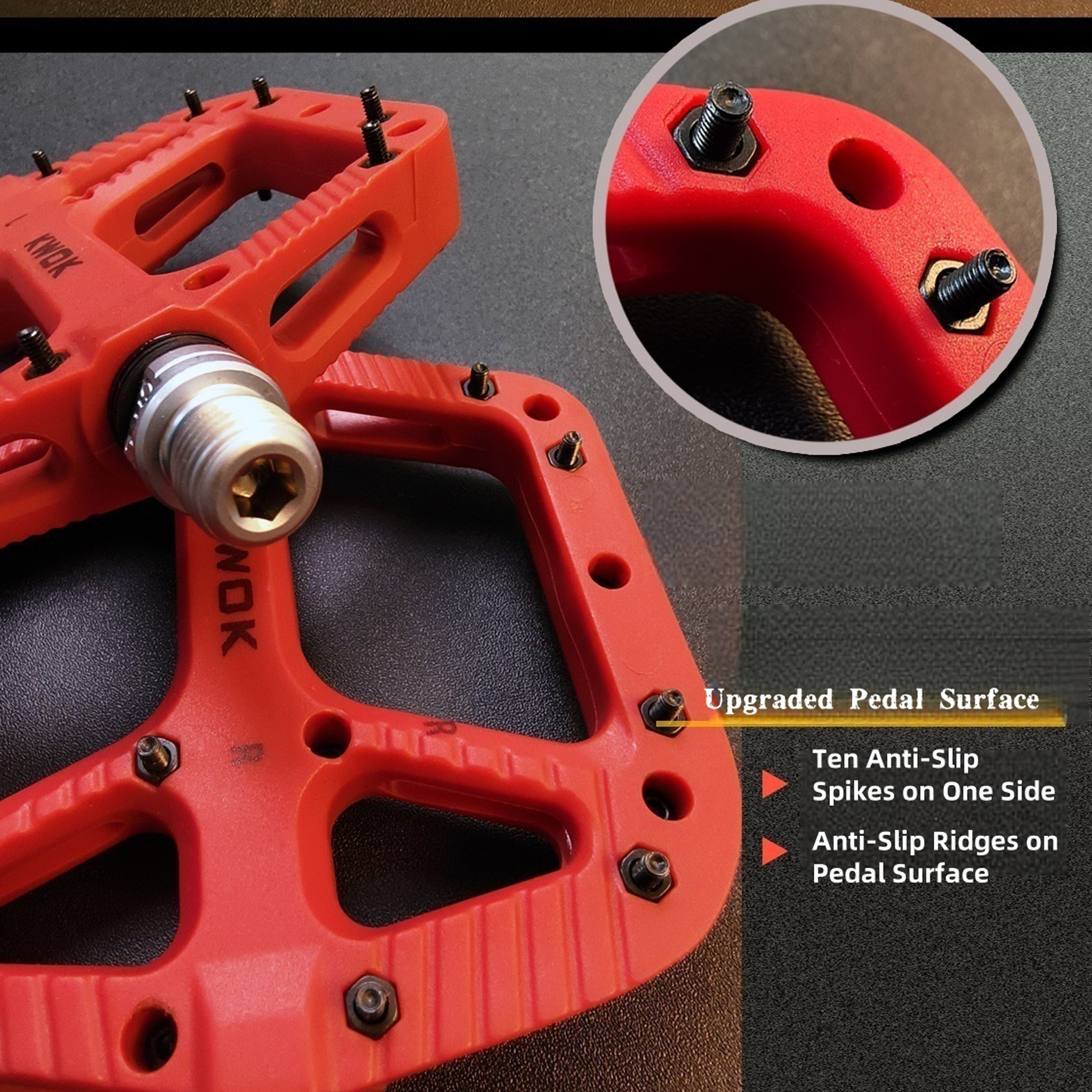 Bicycle Pedals Ultralight Bike - Pedal Platform Flat 评论和价格