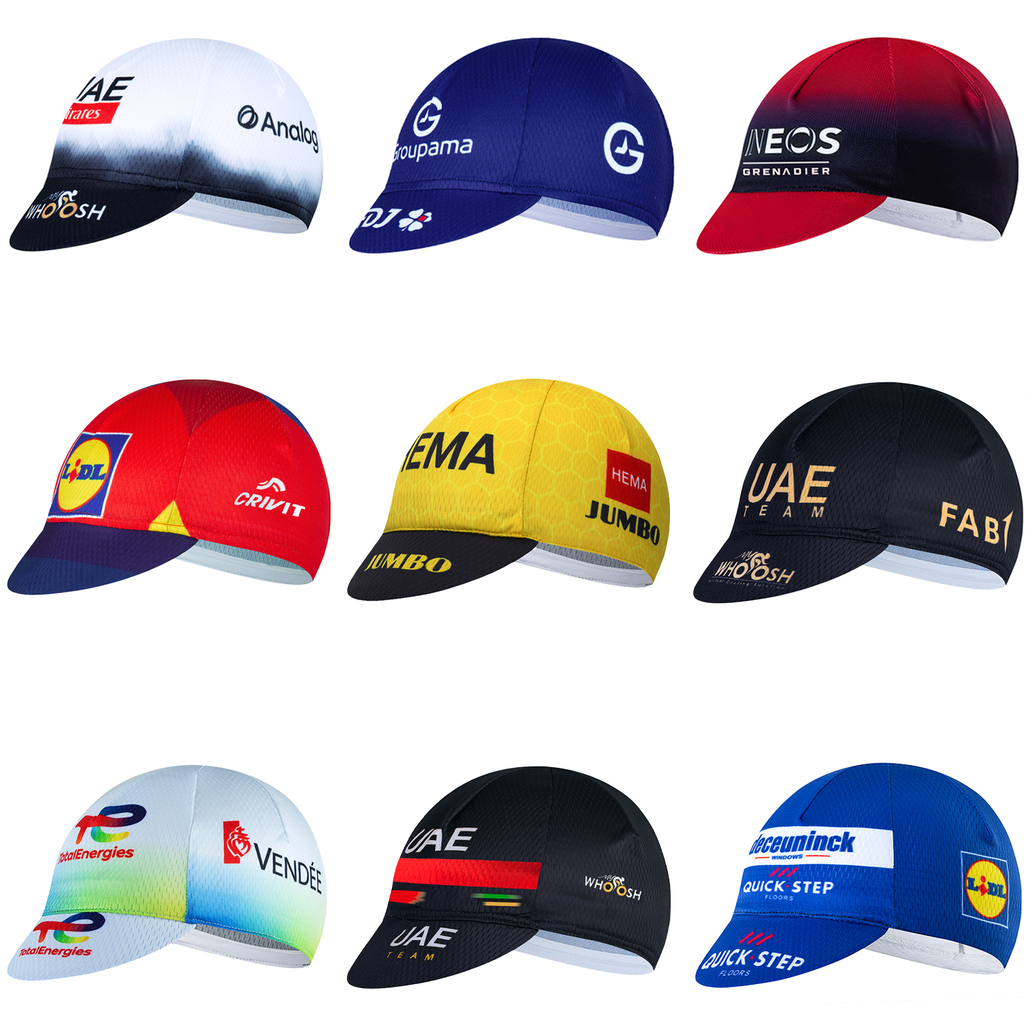 White 2025 UAE Cycling Hat MEN - Mountain Biking Uae 评论和价格