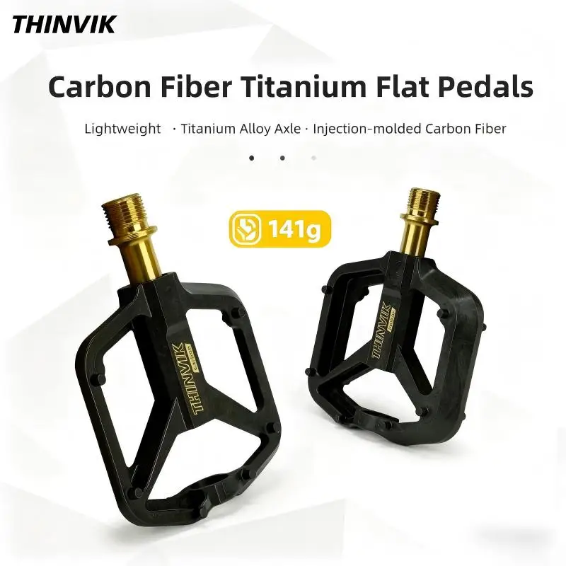 THINVIK Ultralight Carbon Fibe - Pedal Platform Flat 评论和价格