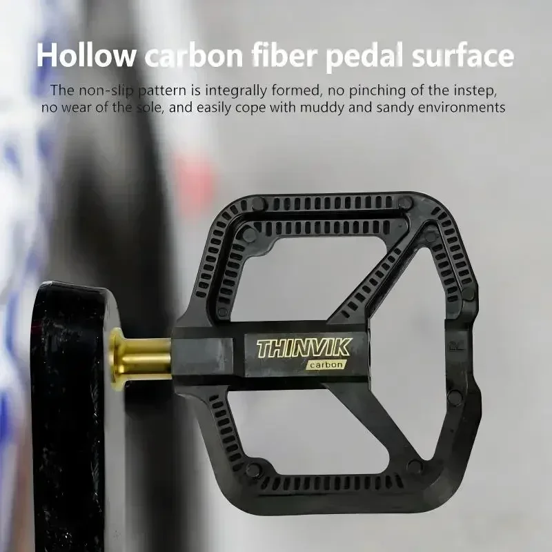 THINVIK Ultralight Carbon Fibe - Pedal Platform Flat 评论和价格