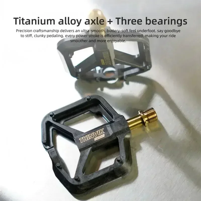 THINVIK Ultralight Carbon Fibe - Pedal Platform Flat 评论和价格