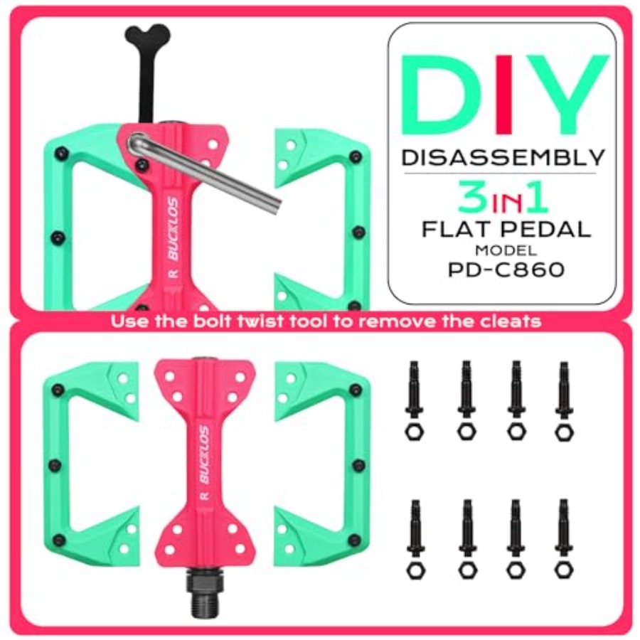 Bike Handlebar Grips Double Lo - Pedal Platform Flat 评论和价格