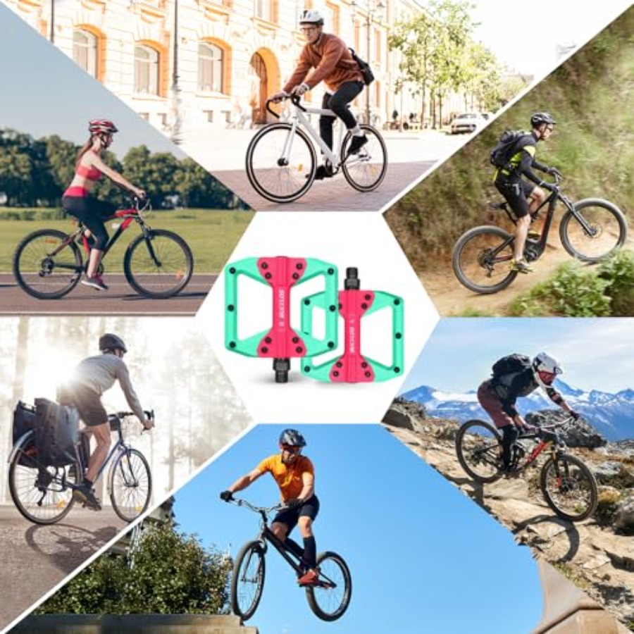 Bike Handlebar Grips Double Lo - Pedal Platform Flat 评论和价格